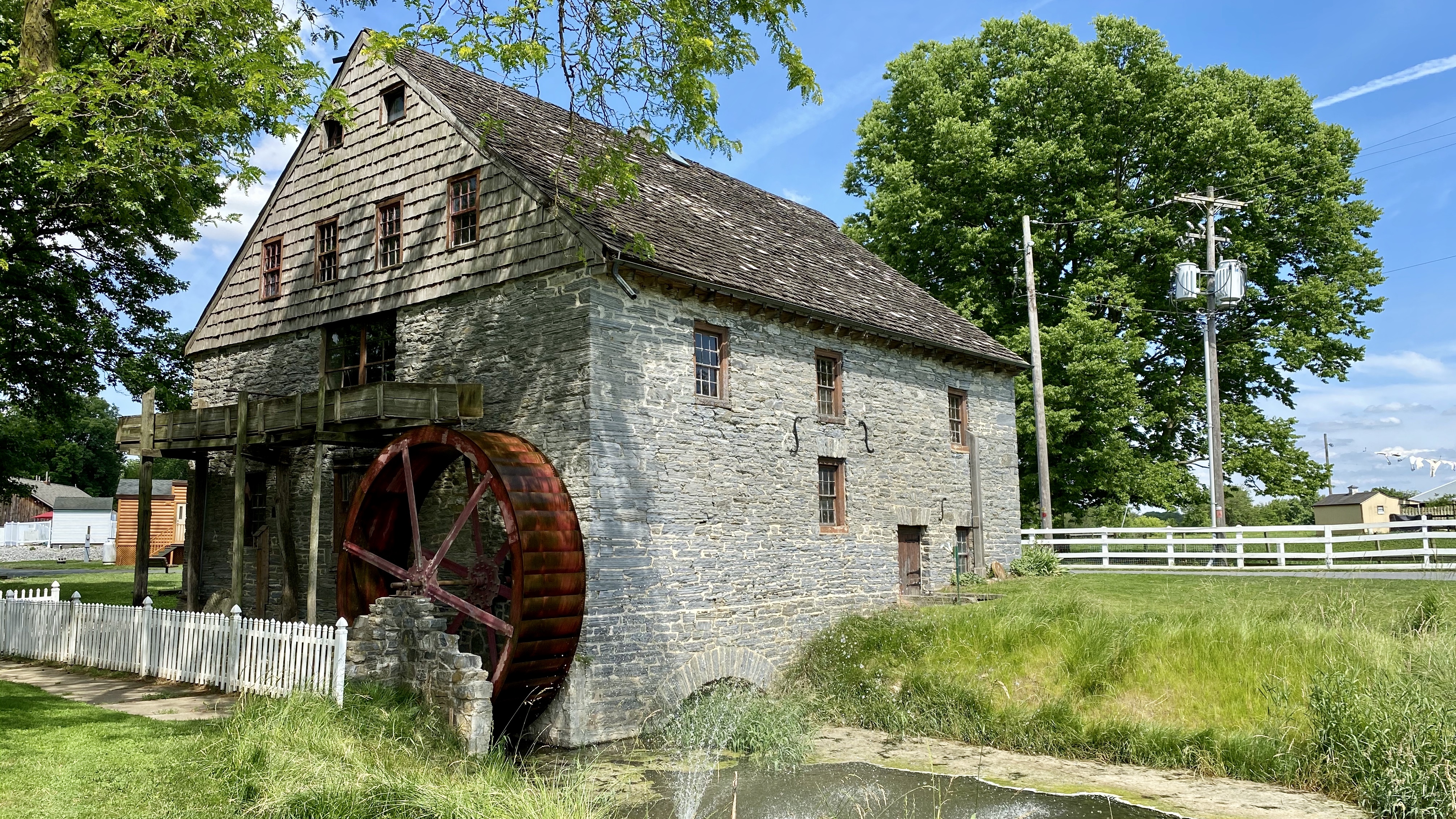 historic camping mill bridge village ronks pennsylvania